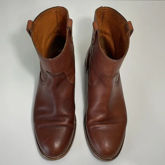 Madewell Brown Ankle Boots - Picture 2 of 13